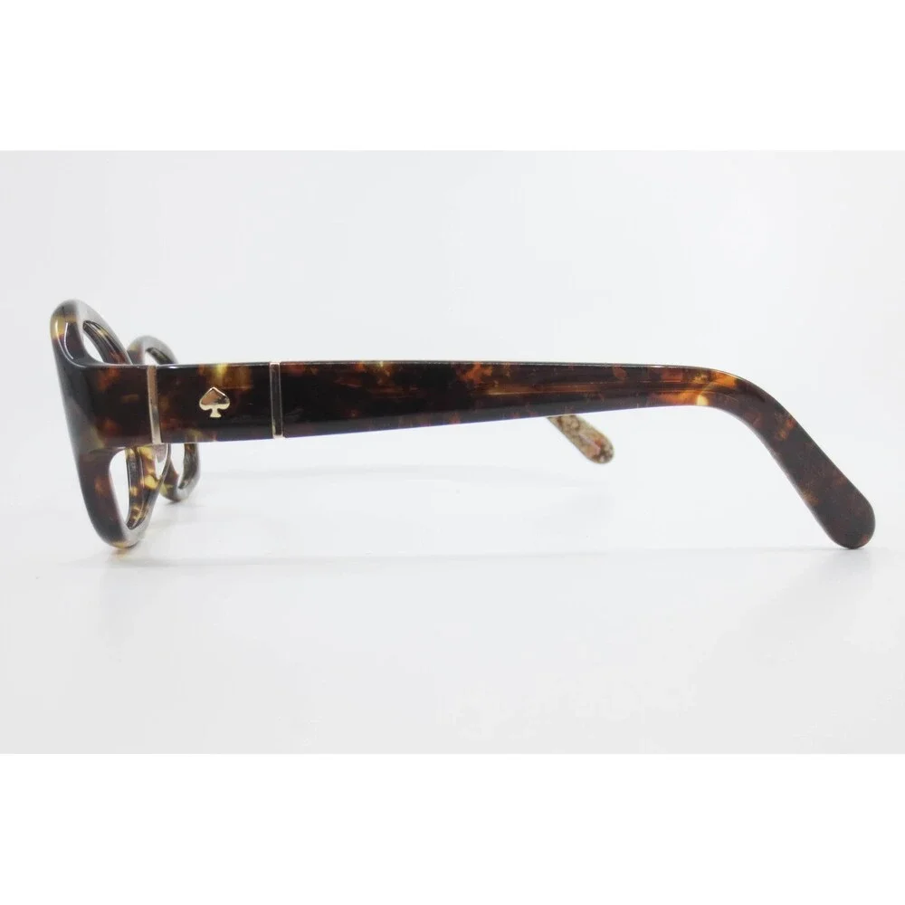 Kate Spade Cheyenne/P/S Dark Havana Tortoise Gold Foil Oval Sunglasses CX4VW